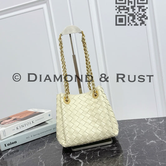 Small Parachute Chain Bag #2279 Sea Salt