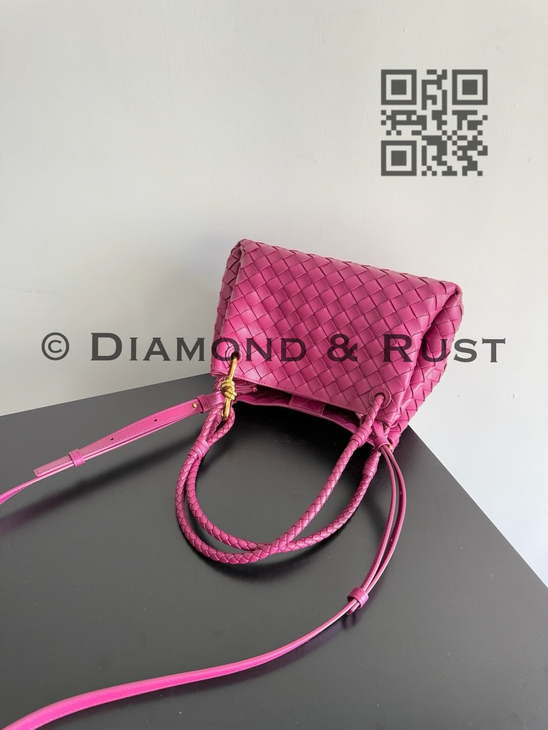 Small Parachute Chain Bag #9916 Berry