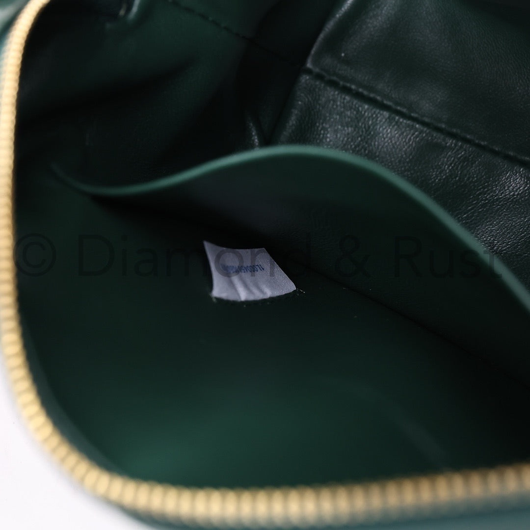Small Gold Knot Camera Bag #2263-1 Rain Tree Green
