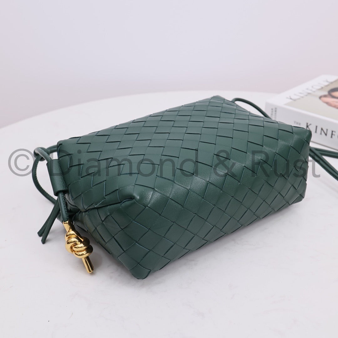 Small Gold Knot Camera Bag #2263-1 Rain Tree Green