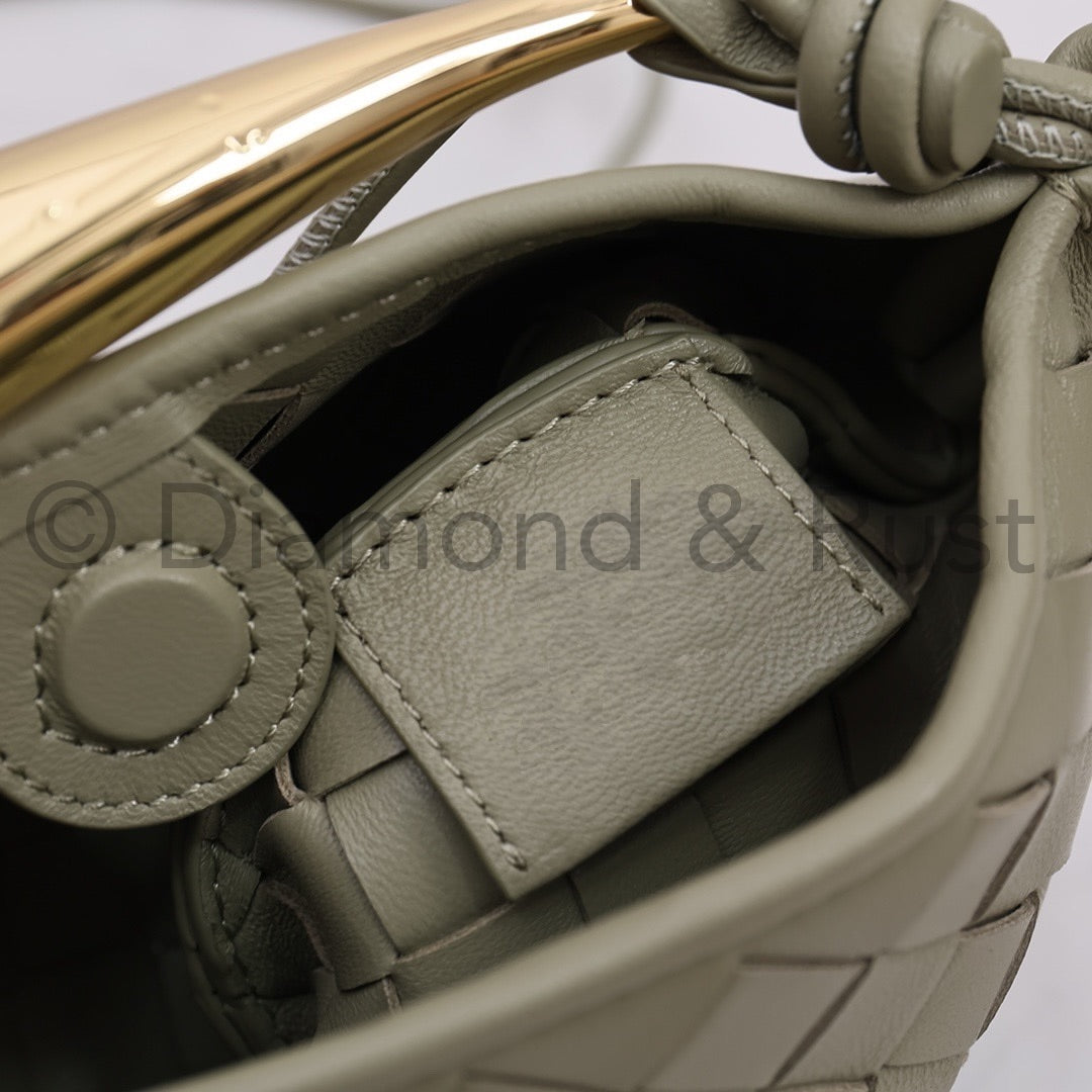 Mini Sardine Bag 20cm #2262 Travertine Green
