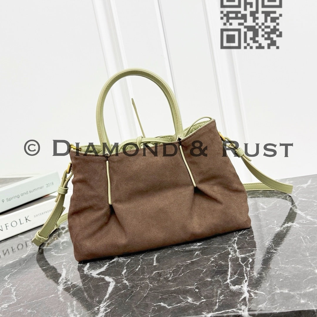 Small Pinacoteca Tote Bag #2281 Travertine/ Brown
