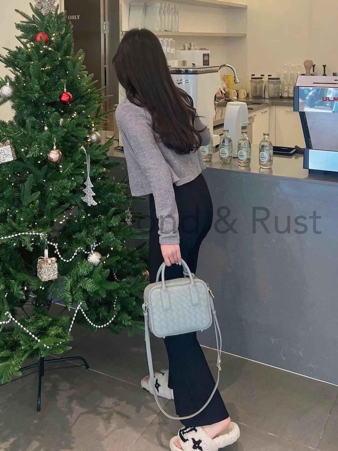 Small Getaway box Bag #2272 Agate Gray