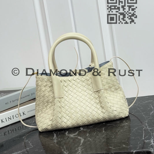 Small Pinacoteca Tote Bag #2281 Sea Salt/ Blue