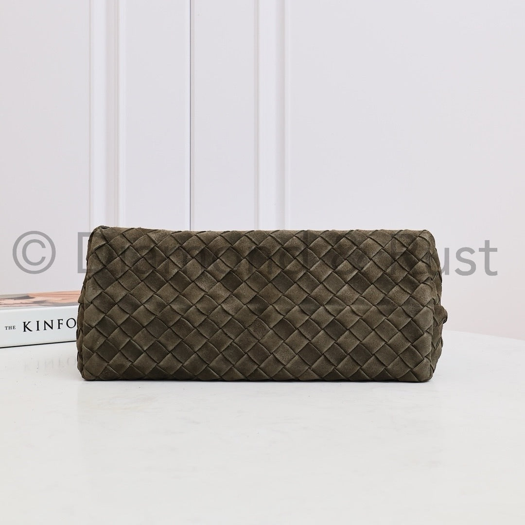 Medium Andiamo Bag #2261-1 Suede Mustard