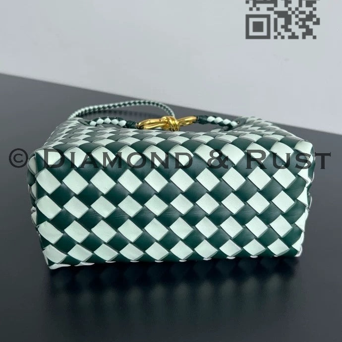 Small Andiamo Bag #2261 Two Tone Green/Icy Blue