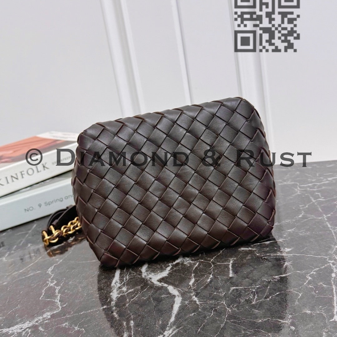 Small Parachute Chain Bag #2279 Brown