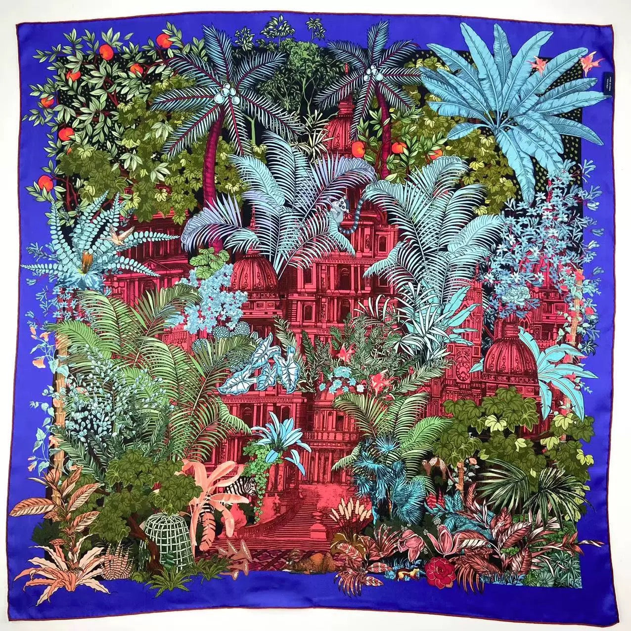 Reversible Double-Sided 100% Mulberry Silk Twill Scarf 18 momme 90cm Squre