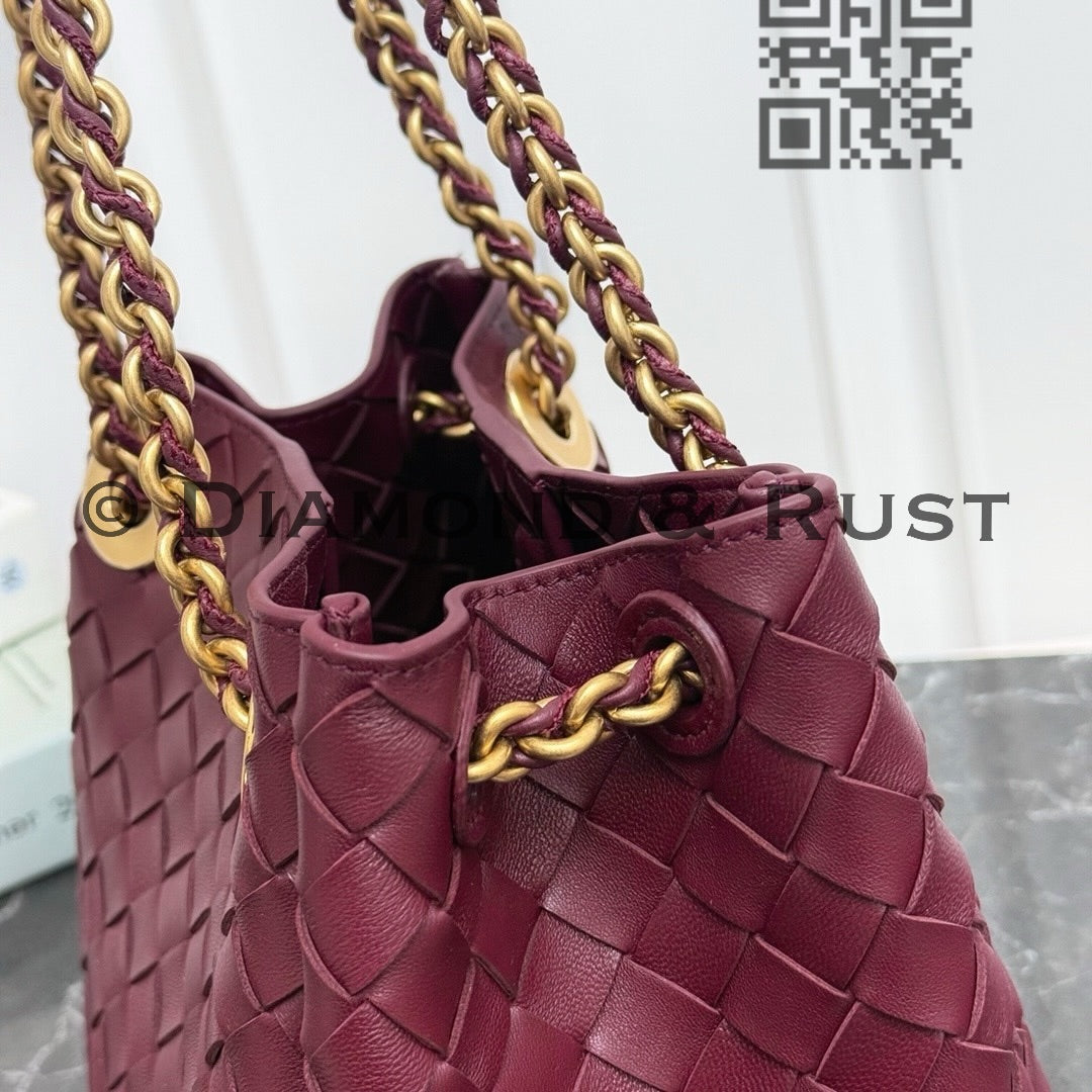 Small Parachute Chain Bag #2279 Wine