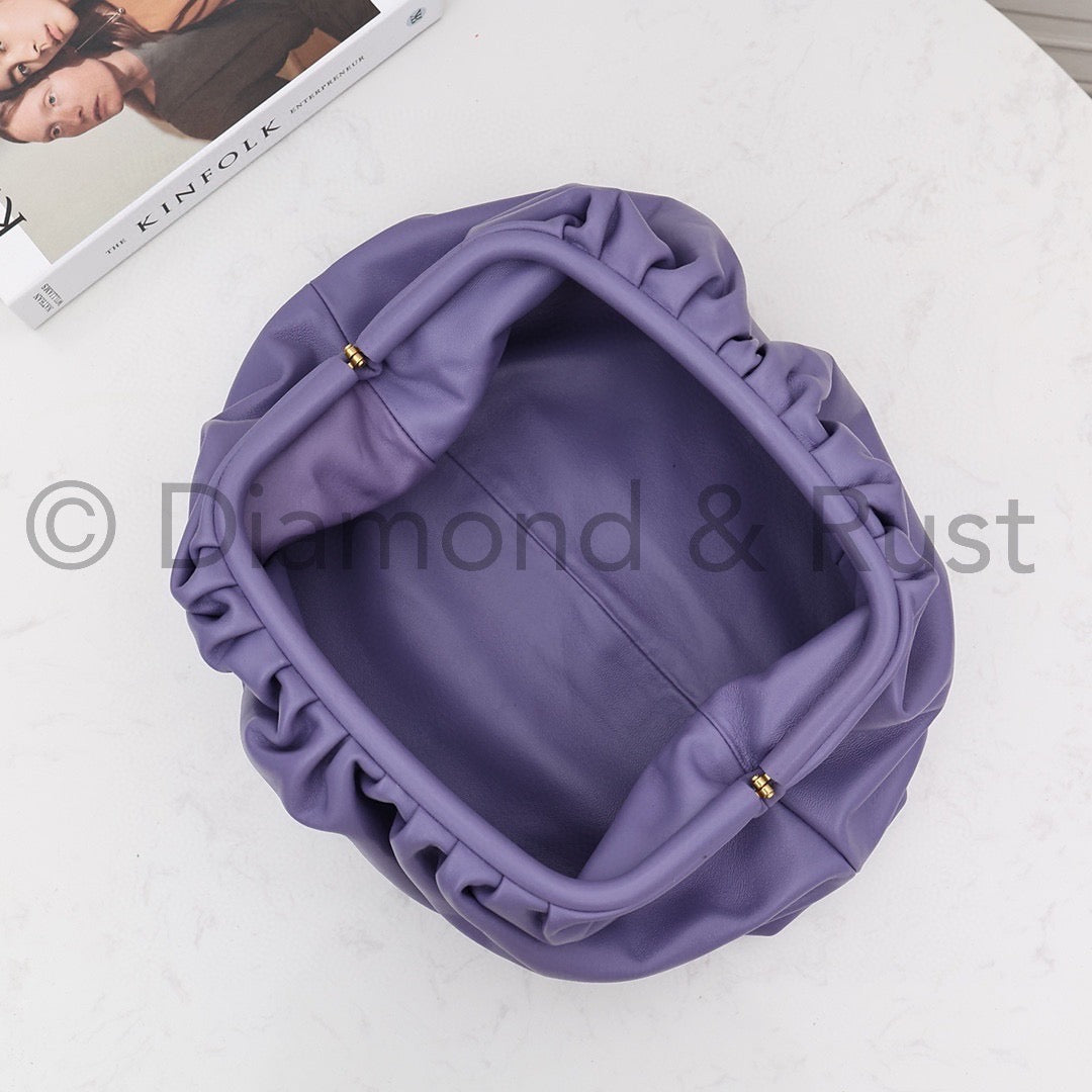 Large Pouch Clutch #9028 Lavender