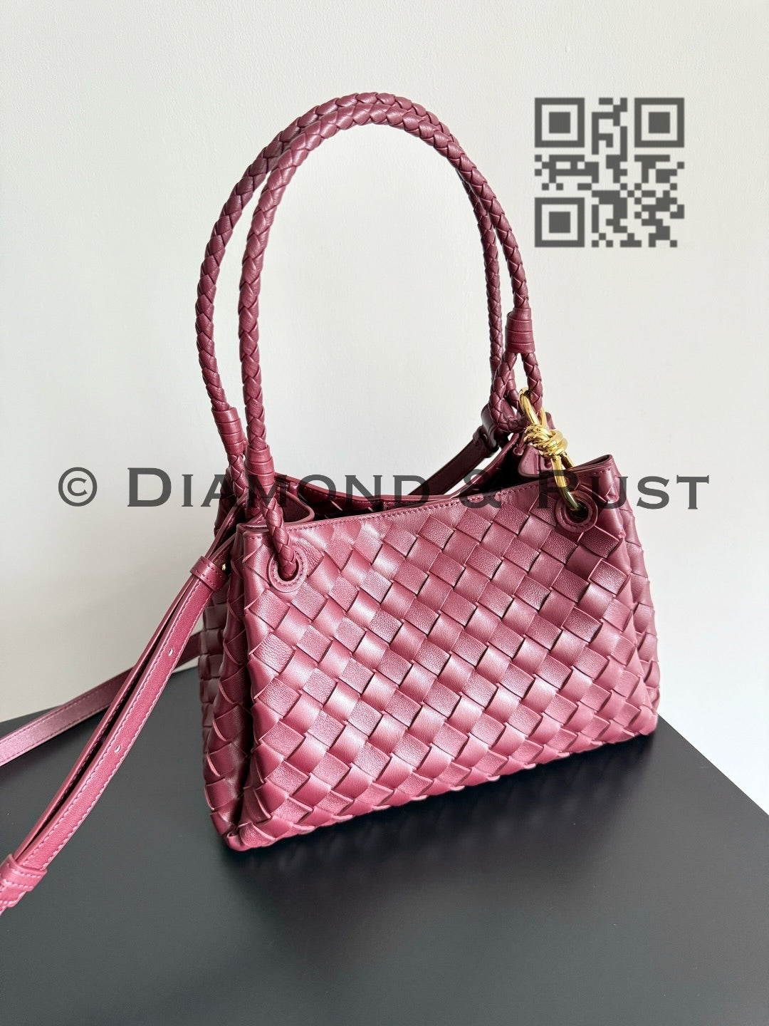 Small Parachute Chain Bag #9916 Cinnabar