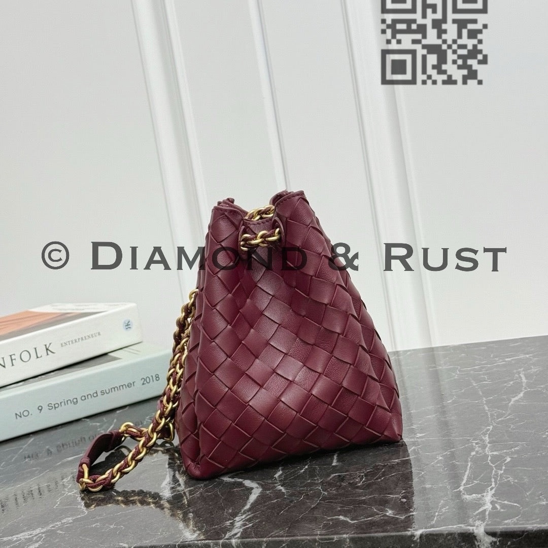 Small Parachute Chain Bag #2279 Wine