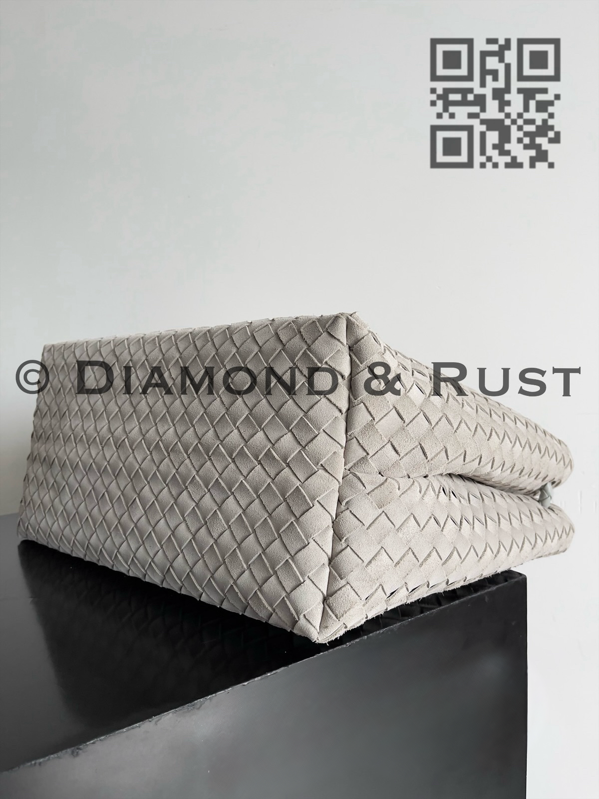 Large Andiamo Bag #9918 Silver Gray