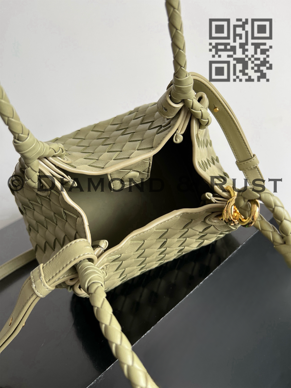 Small Parachute Bag #9915 Travertine