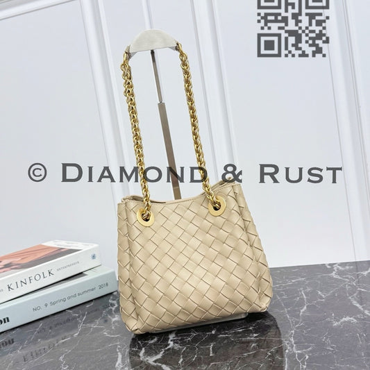 Small Parachute Chain Bag #2279 Ecru