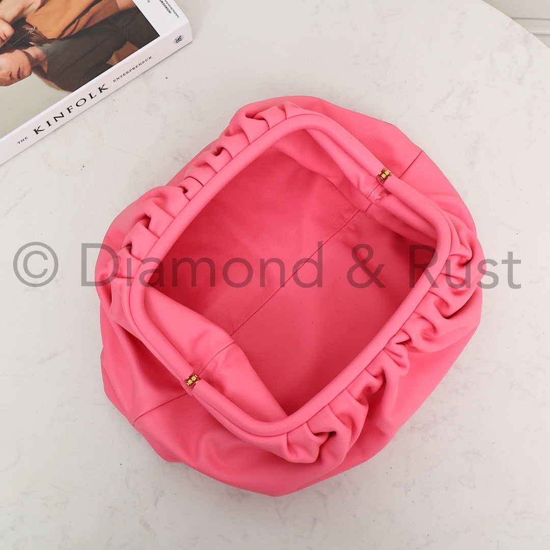 Large Pouch Clutch #9028 Pink