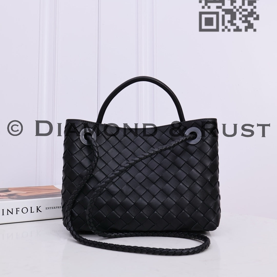 Small Andiamo Bag #2261 Black Silver