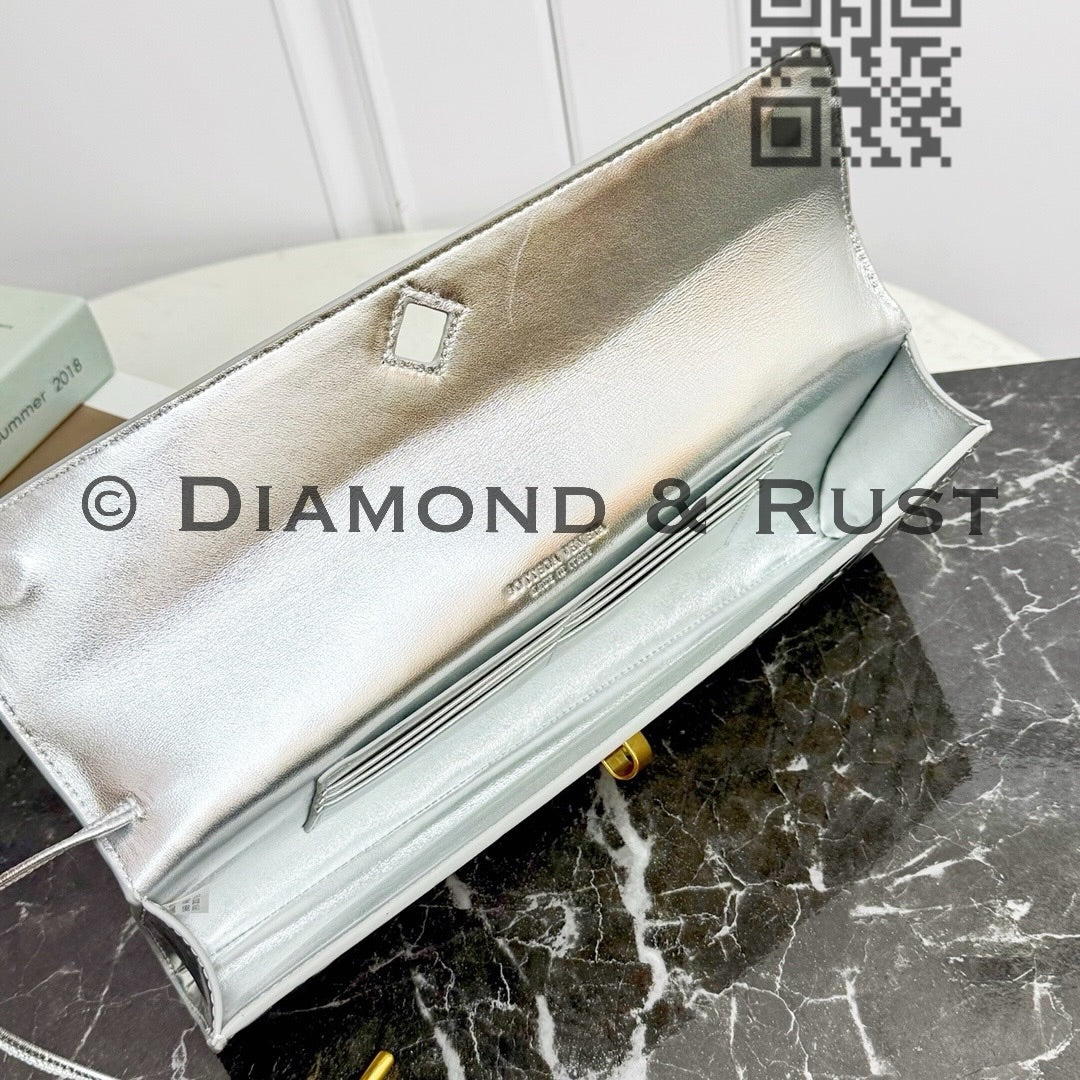 Long Clutch Andiamo Bag #2274 Silver