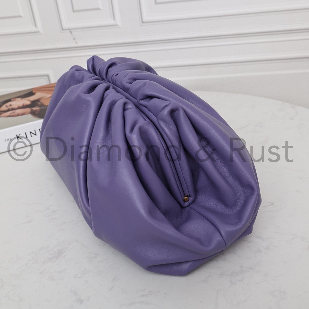Large Pouch Clutch #9028 Lavender