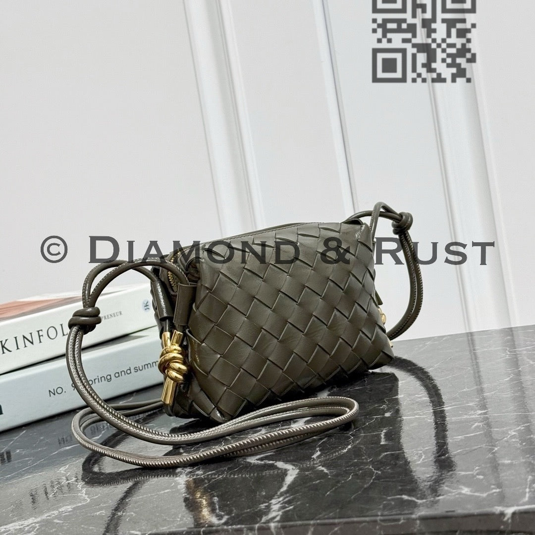 High Shine Mini Loop Camera Bag #2278 Mustard