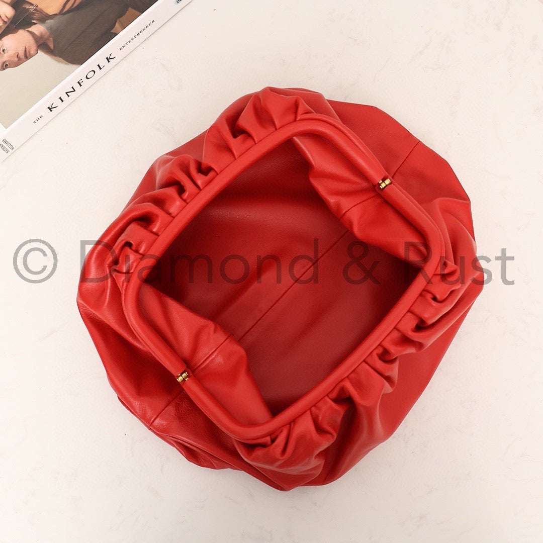 Large Pouch Clutch #9028 Red