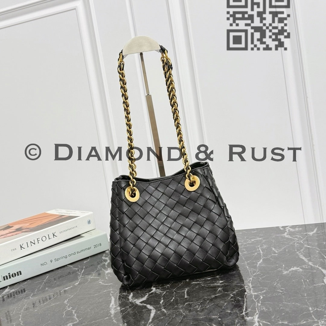 Small Parachute Chain Bag #2279 Black