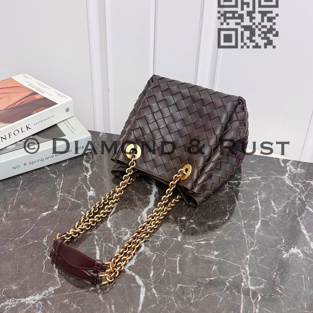Small Parachute Chain Bag #2279 Brown