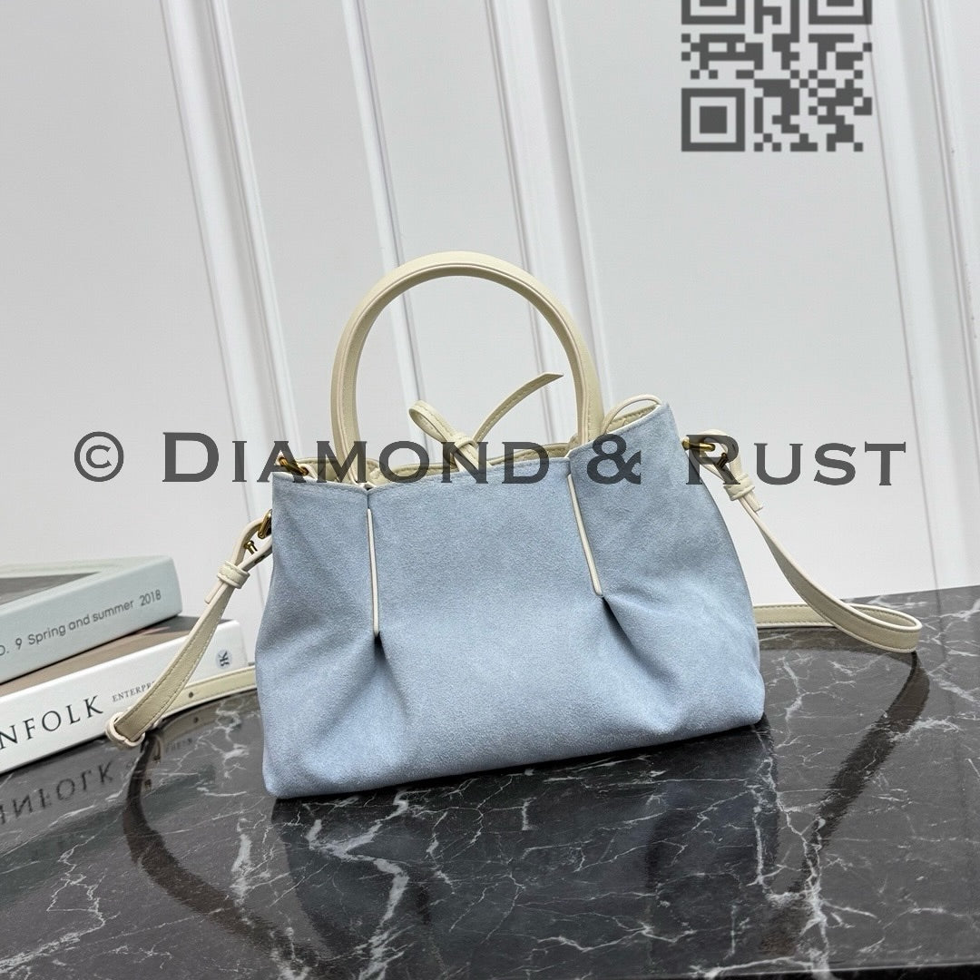 Small Pinacoteca Tote Bag #2281 Sea Salt/ Blue