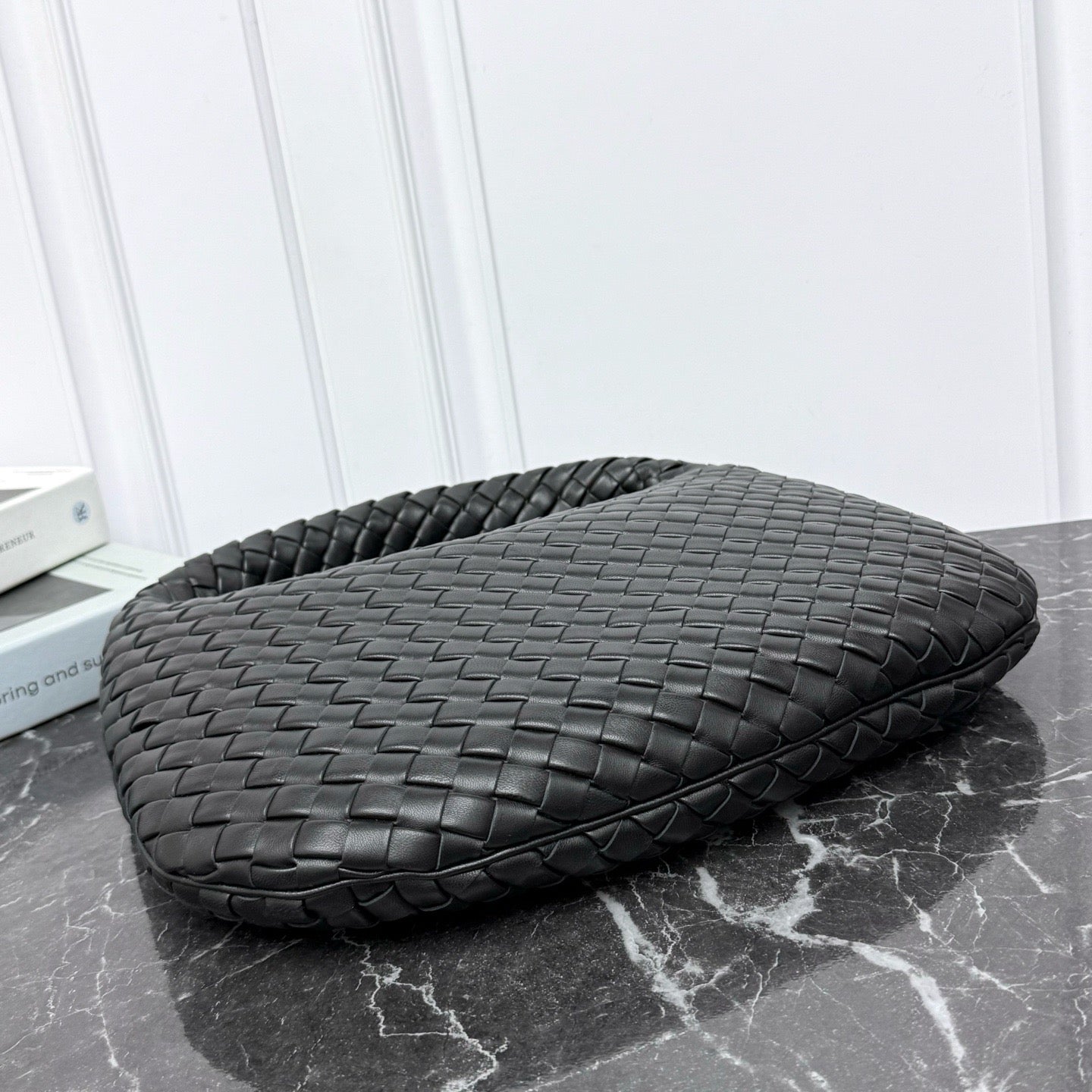 Small Veneta Shoulder Bag #2290 Black