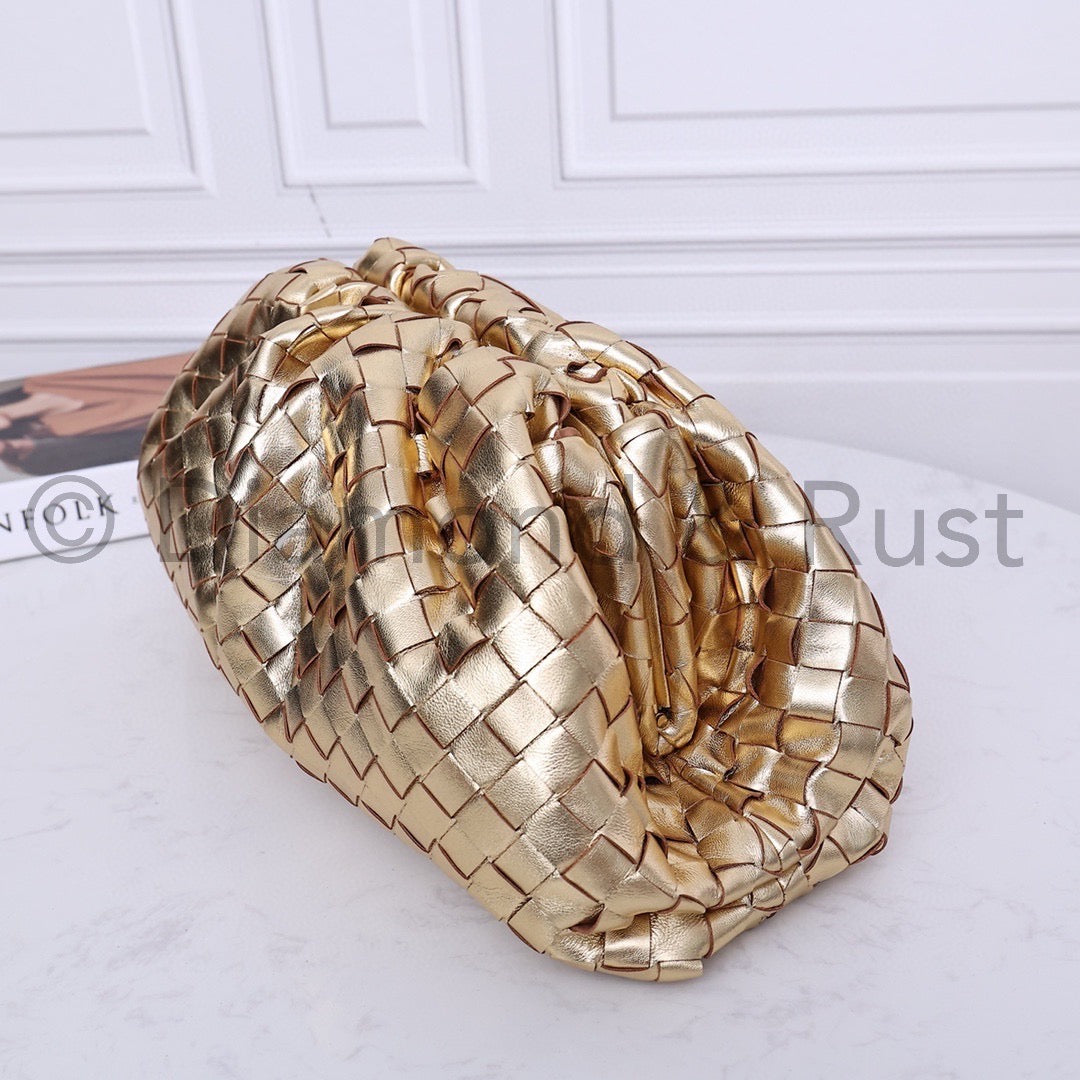 Large Pouch Clutch #9029 Gold
