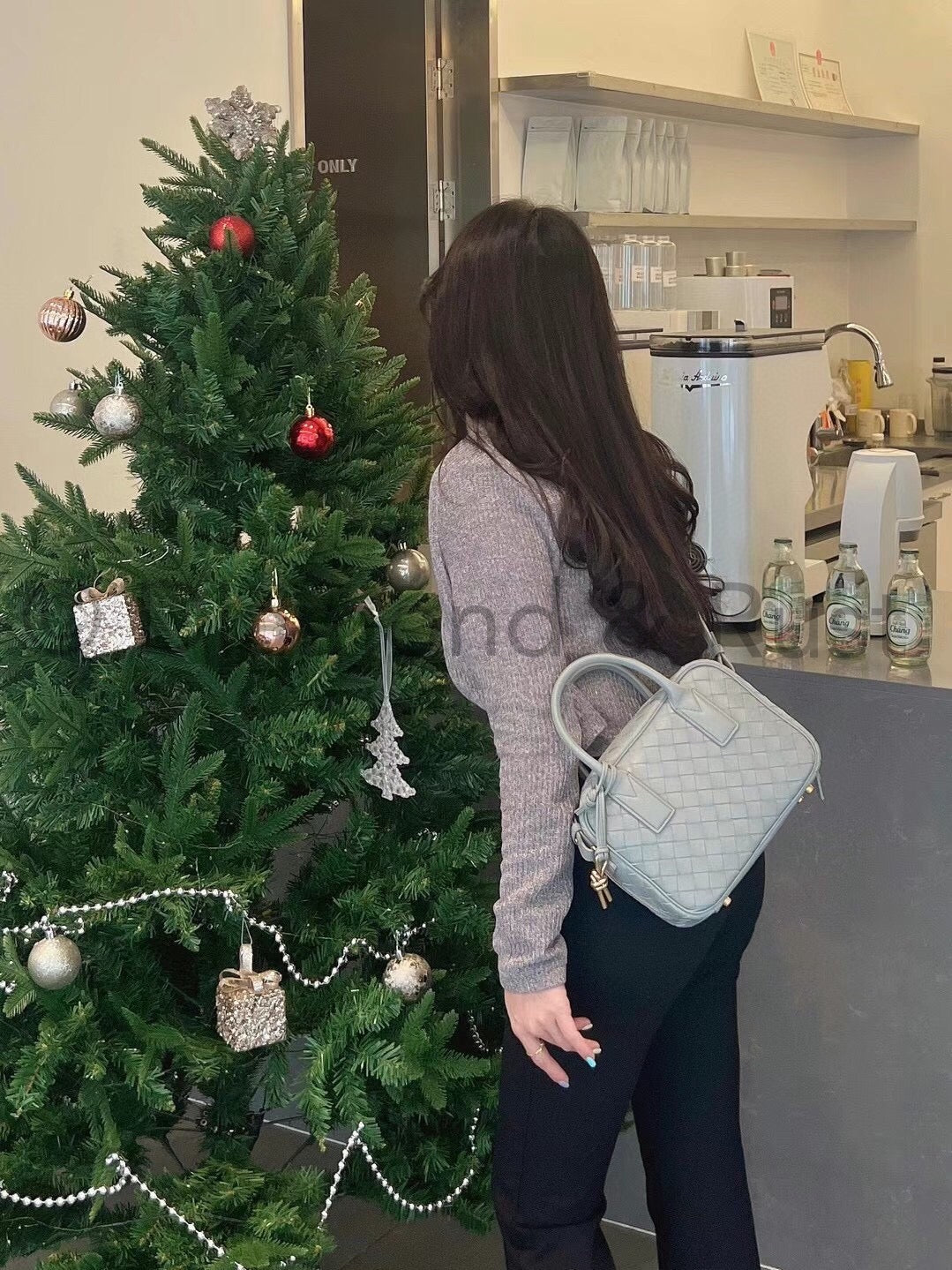 Small Getaway box Bag #2272 Agate Gray