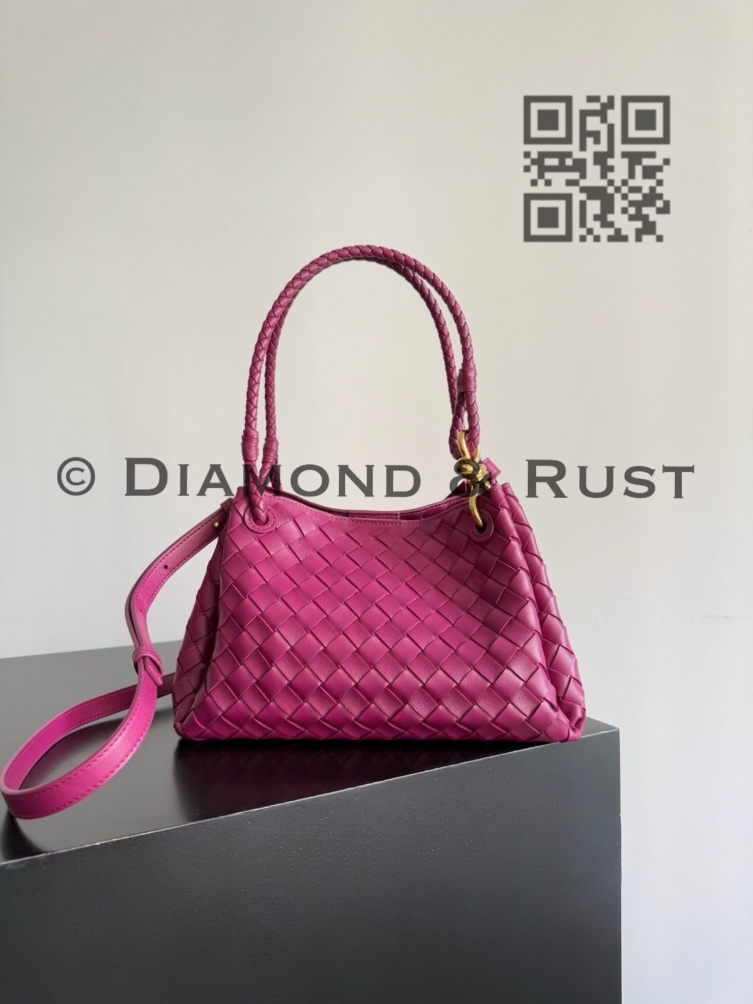 Small Parachute Chain Bag #9916 Berry