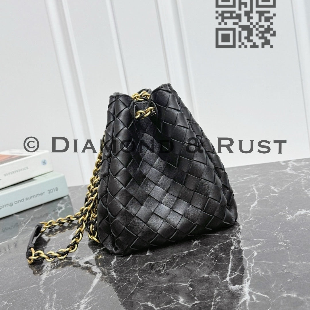 Small Parachute Chain Bag #2279 Black