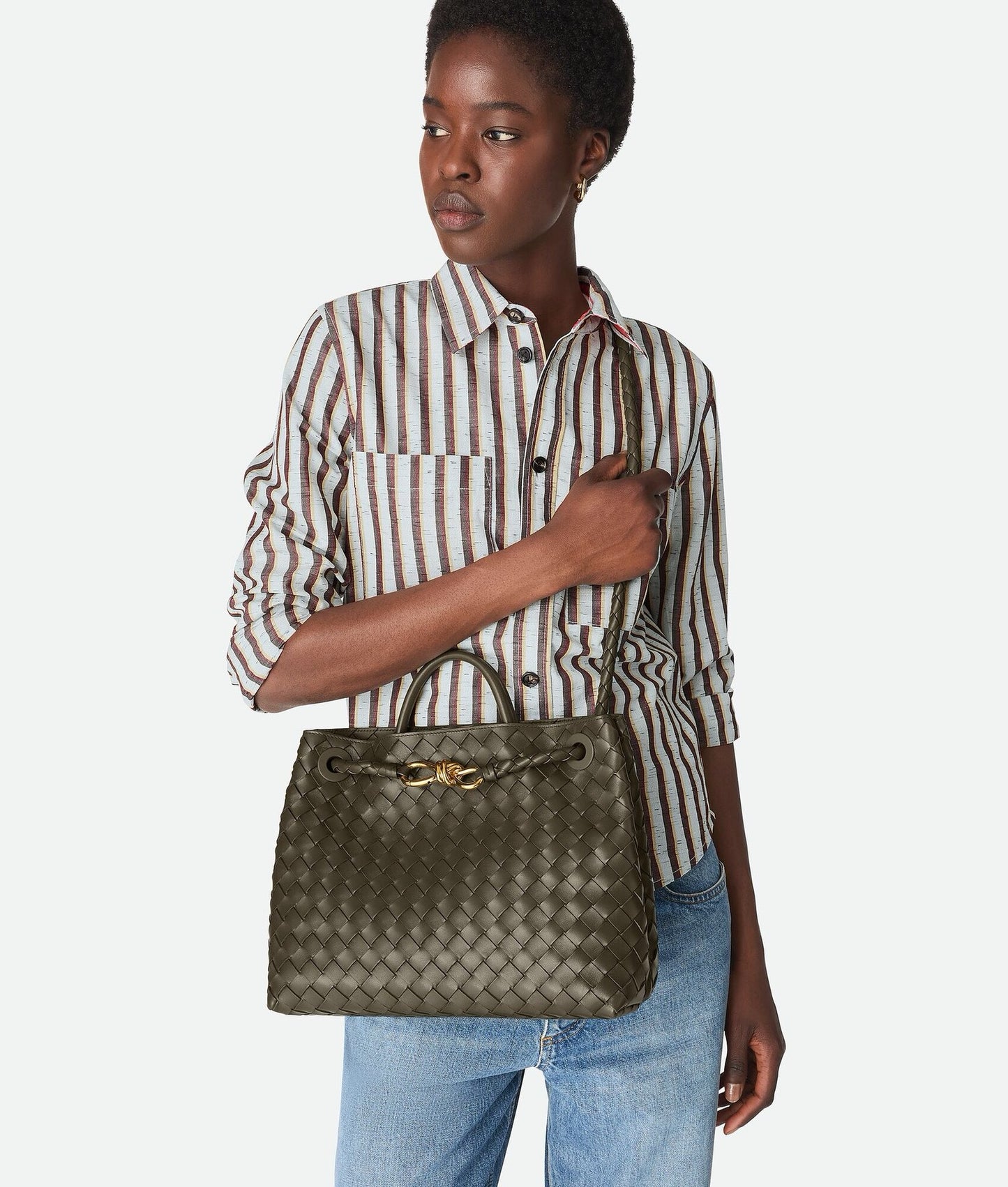 Medium Andiamo Bag #2261-1 Cypress