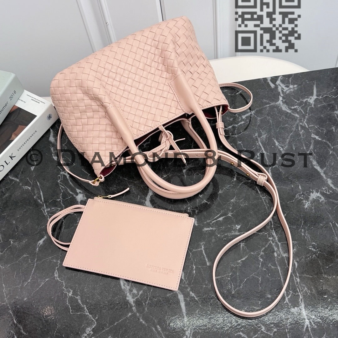 Small Pinacoteca Tote Bag #2281 Rose/barolo