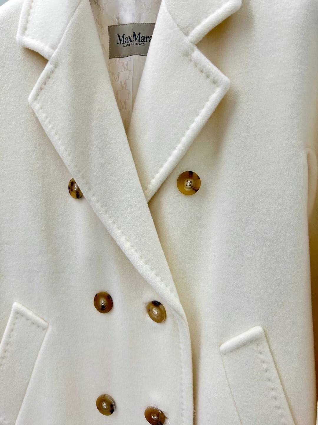 Suri Wool Long Coat #101801 Cream