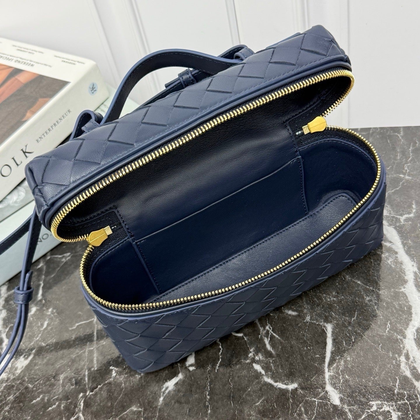 Vanity Crossbody Bag #2280 Navy