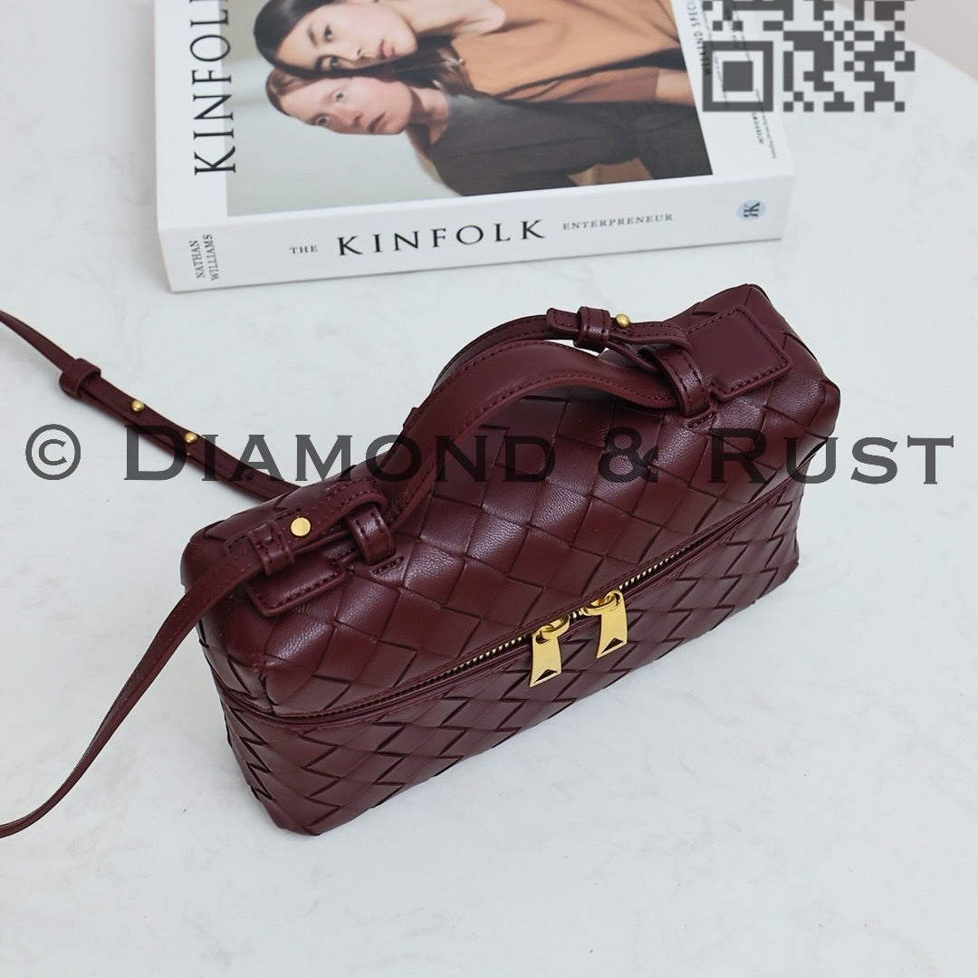 Vanity Crossbody Bag #2280 Wine Red