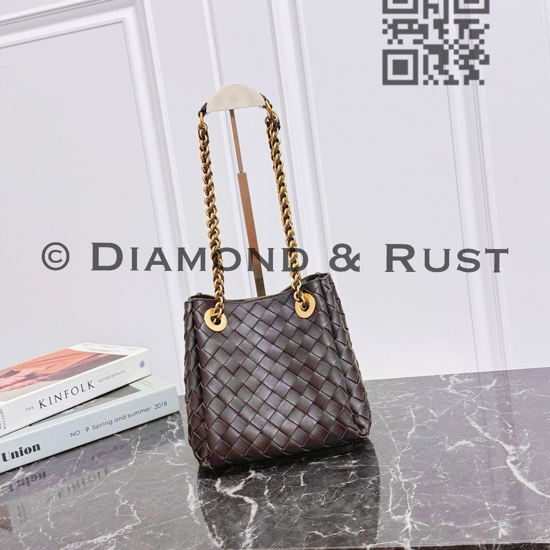 Small Parachute Chain Bag #2279 Brown