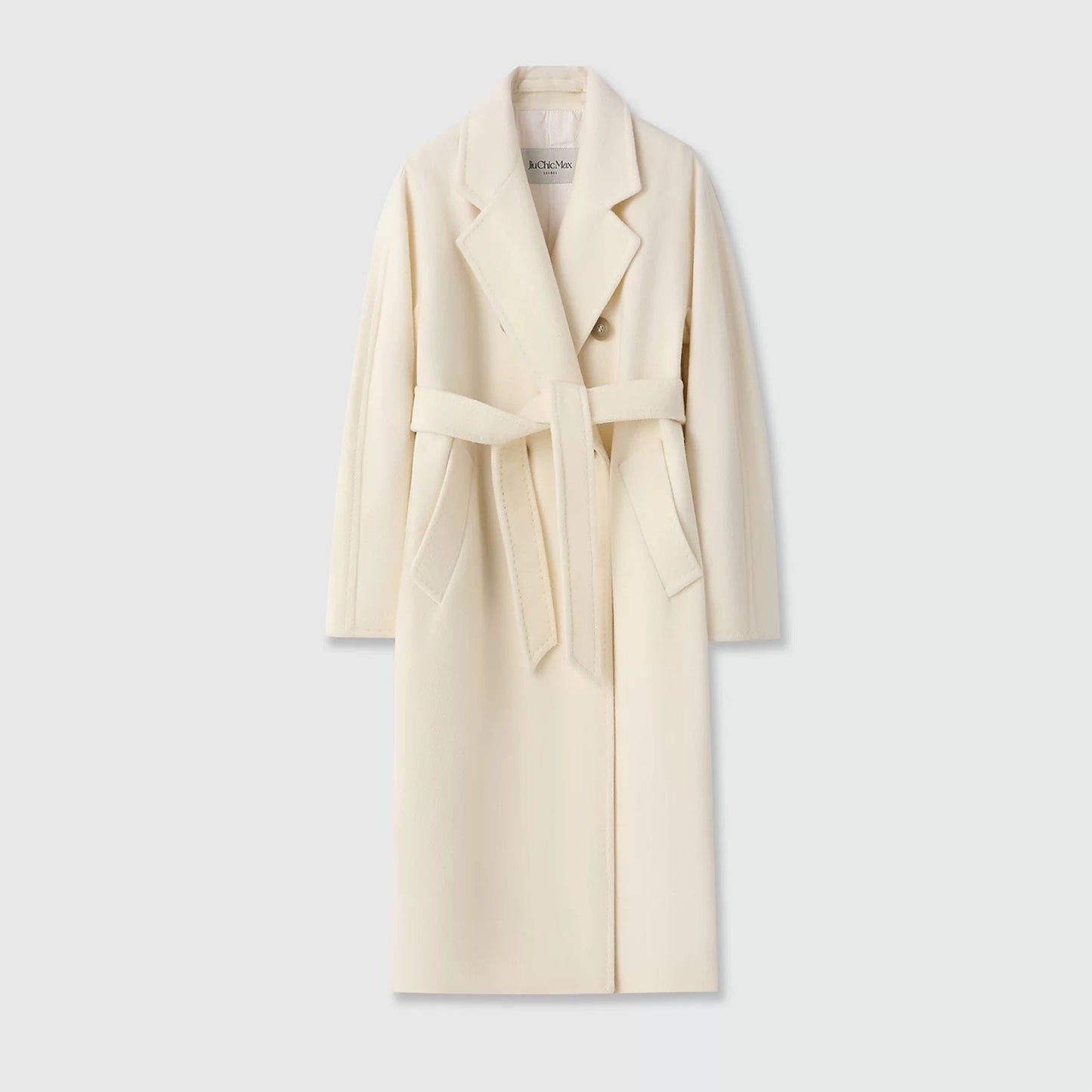 Suri Wool Long Coat #101801 Cream