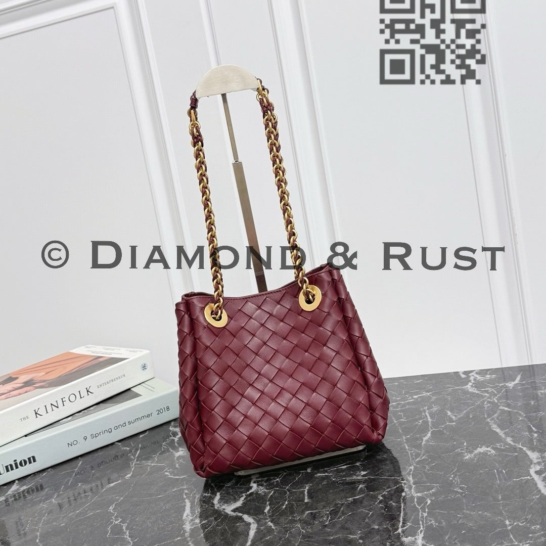 Small Parachute Chain Bag #2279 Wine