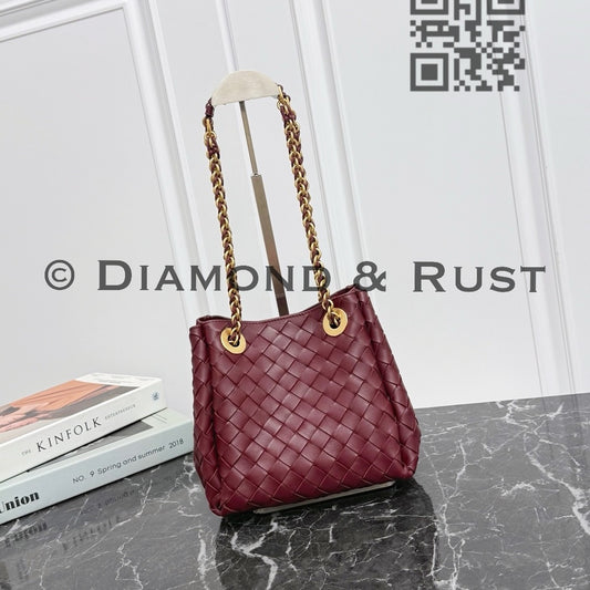 Small Parachute Chain Bag #2279 Wine