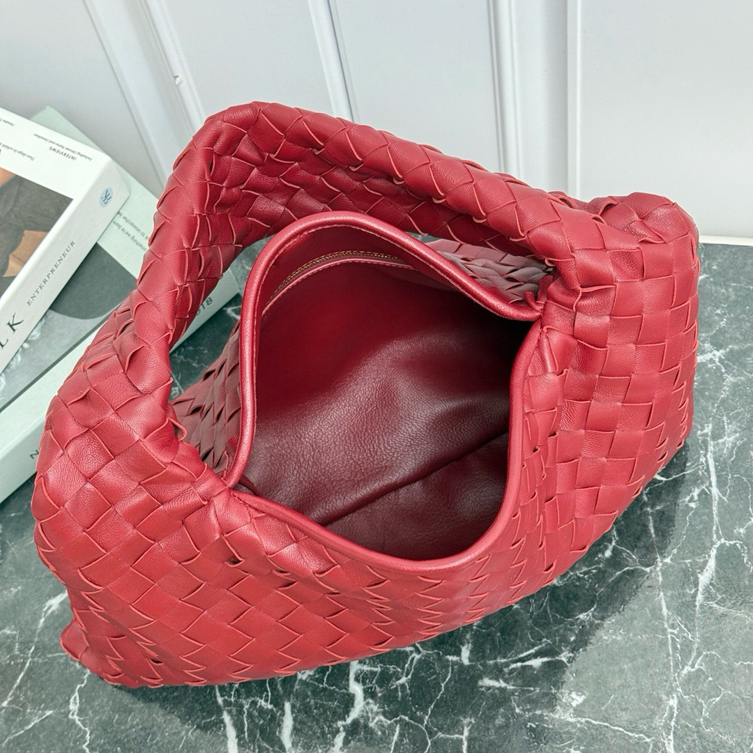 Small Hop Shoulder Bag #2269 Deep Red