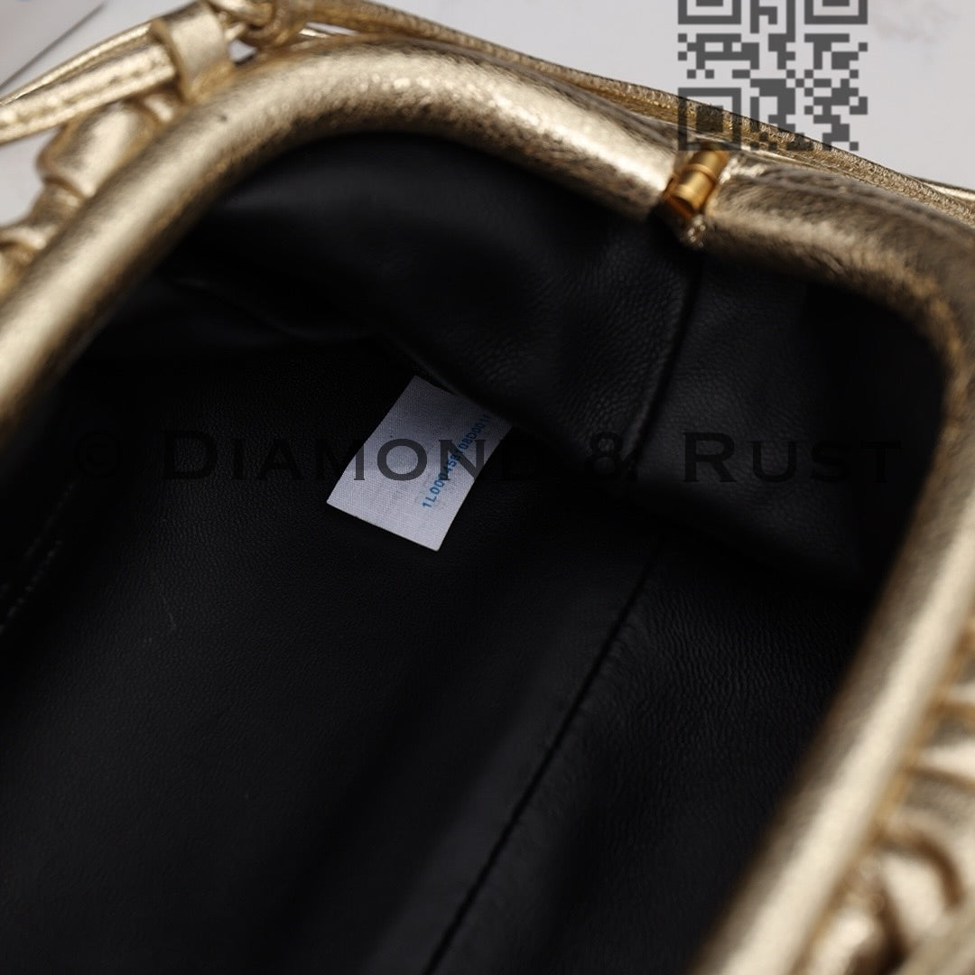 Mini Pouch Bag in Metallica #9032 Gold Distresses