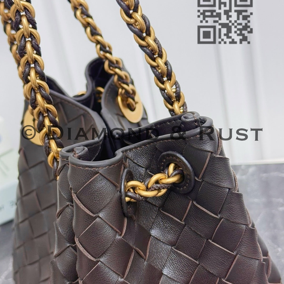 Small Parachute Chain Bag #2279 Brown