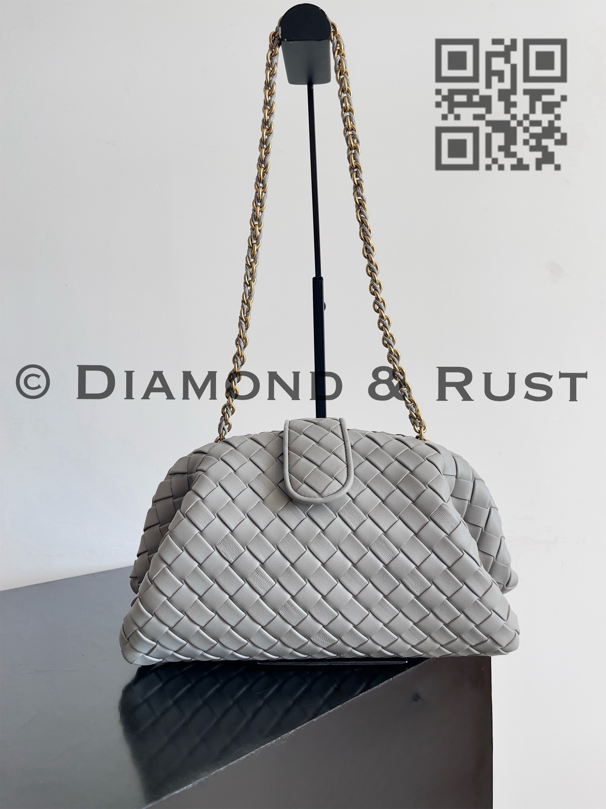 Lauren 1980 bag #9923 Silver Gray