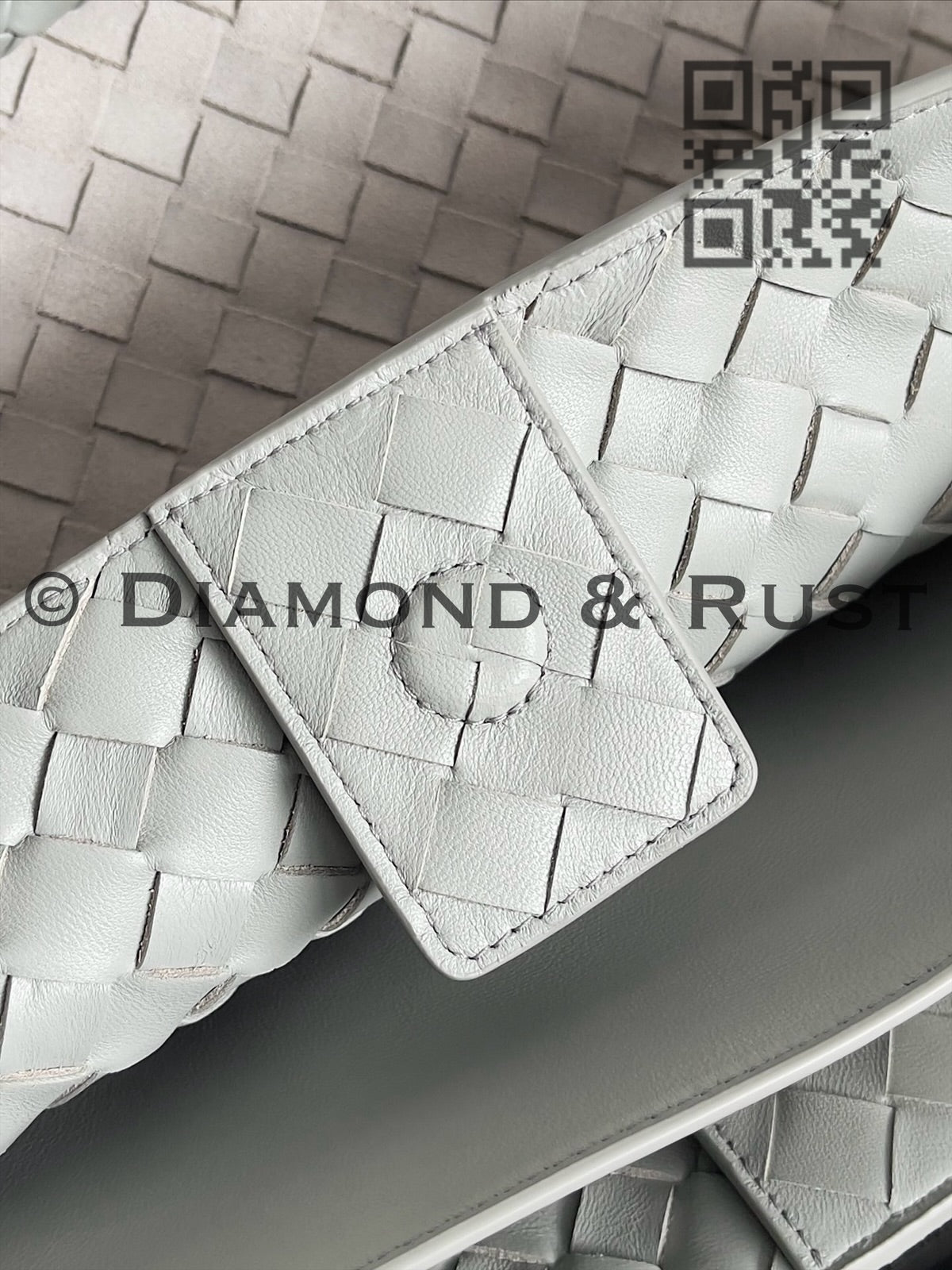 Large Andiamo Bag #9918 Silver Gray