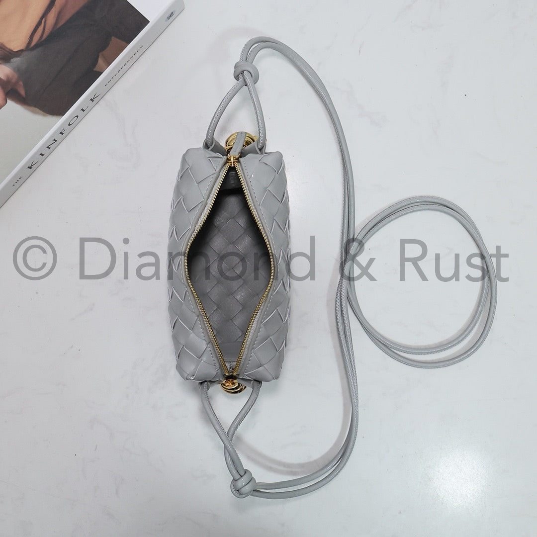 High Shine Mini Loop Camera Bag #2278 Agate