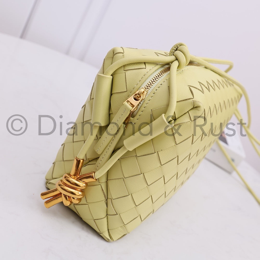 Small Gold Knot Camera Bag #2263-1 Ice Cream