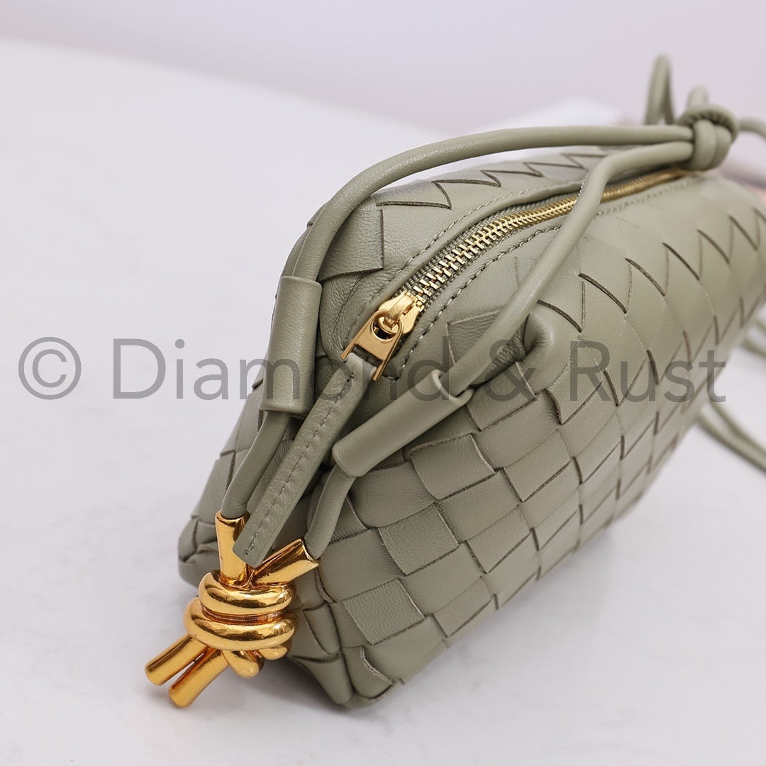 Mini Gold Knot Camera Bag #2263 Travertine